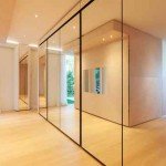 Refined wooden floor minimal interior